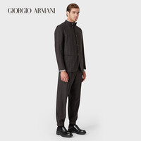 乔治·阿玛尼 GIORGIO ARMANI/阿玛尼秋冬男士新商务系列细条纹绵羊毛西装套装