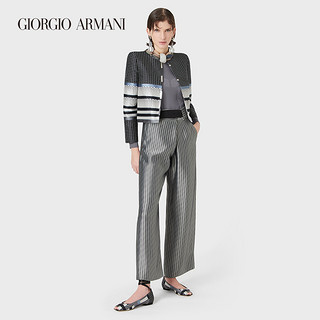 GIORGIO ARMANI/阿玛尼2021早春女士简约纯色针织衫