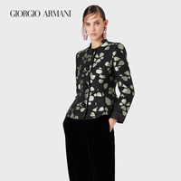 乔治·阿玛尼 GIORGIO ARMANI/阿玛尼秋冬女士桑蚕丝混纺单排扣西装
