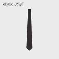 GIORGIO ARMANI/阿玛尼2021早春男士通体LOGO桑蚕丝领带