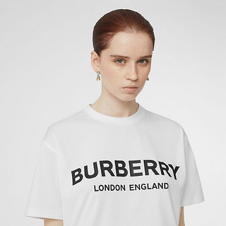 BURBERRY 印花棉质宽松 T 恤衫 80125601
