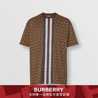 BURBERRY 专属标识条纹棉质T恤衫 80182391
