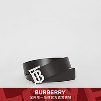 BURBERRY  双面图案皮革腰带 80098121