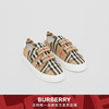 BURBERRYVintage格纹棉质运动鞋 80188191