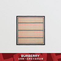 BURBERRY  专属标识羊毛丝质方巾 80180371