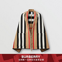 BURBERRY 标志性条纹羊毛混纺披肩80194151