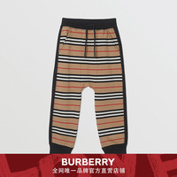 BURBERRY 童装标志性条纹棉质运动裤 80226711