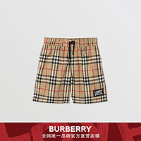 BURBERRY 儿童 徽标嵌花游泳裤 80264641