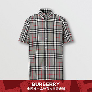 BURBERRY  男装 格纹棉府绸衬衫 80293701