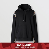 BURBERRY 格纹裁片棉质连帽衫 80262721