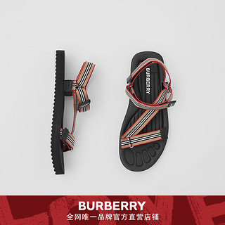 BURBERRY 男鞋 标志性条纹凉鞋 80273991