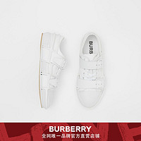 BURBERRY 棉质拼皮革 Webb 运动鞋 80277871