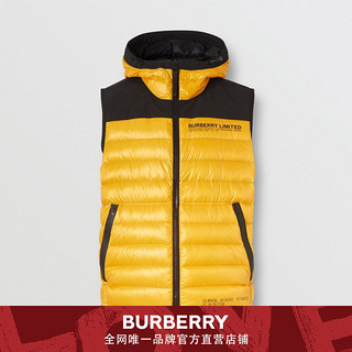 BURBERRY 地址印花连帽羽绒背心 80337001