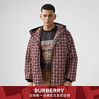 BURBERRY 绗缝格纹连帽外套 45656151