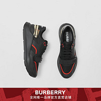 BURBERRY 男鞋 格纹皮革网布运动鞋 80341271