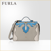 FURLA/芙拉EXCELSA 秋冬款中号女士拼色手提双肩包