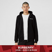 BURBERRY 男装 格纹徽标连帽上衣80256841