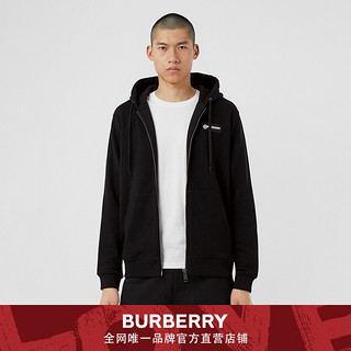 BURBERRY 男装 格纹徽标连帽上衣80256841