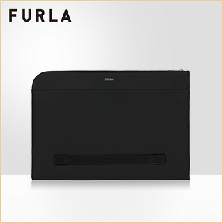 FURLA/芙拉MARTE DOCUMENT HOLDER 男士商务纯色卡包零钱包钱包