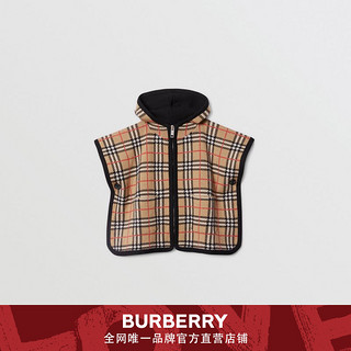 BURBERRY 婴幼儿格纹美利奴羊毛斗篷 80319271