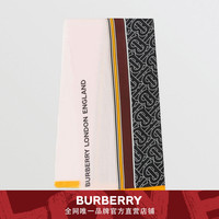 BURBERRY 专属标识条纹羊绒围巾 80344631
