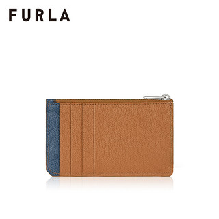 FURLA/芙拉MAN PROJECT ZIPPED 2021早春新品男式拼色中号卡套