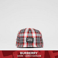 BURBERRY 嵌花苏格兰格纹尼龙帽 80350881