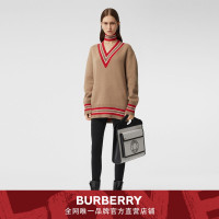 BURBERRY女装宽松版羊毛板球针织衫 80360711