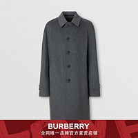 BURBERRY 纽扣细节羊绒混纺轻便大衣 80361921