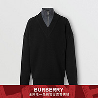 BURBERRY 高领拉链羊绒混纺针织衫 80358221