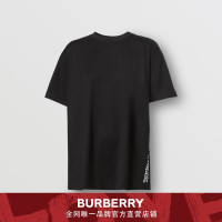 BURBERRY 女装 地址印花棉质宽松T恤衫 80372911