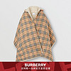 BURBERRY 绒头里衬复古格纹连帽斗篷 80367161