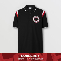 BURBERRY 男装 徽标珠地棉质Polo衫 80354081