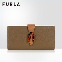 FURLA 芙拉 SOFIA GRAINY 2021早春新品女式大号复古简洁便利票夹