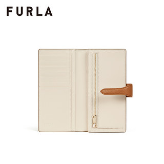 FURLA 芙拉 SOFIA GRAINY 2021早春新品女式大号复古简洁便利票夹