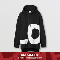 BURBERRY Love印花棉质宽松连帽衫80376701