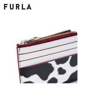 FURLA/芙拉CNY 2021中国新年款奶牛胶囊系列女式小号卡包