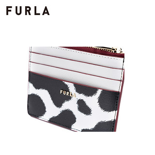 FURLA/芙拉CNY 2021中国新年款奶牛胶囊系列女式小号卡包