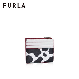 FURLA/芙拉CNY 2021中国新年款奶牛胶囊系列女式小号卡包