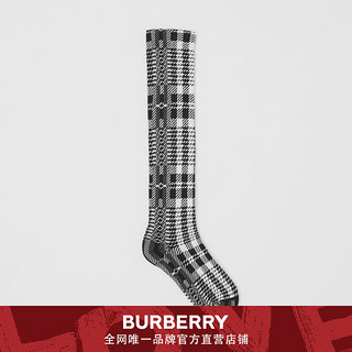 BURBERRY 格纹弹力棉质混纺及膝袜 80389161