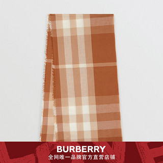 BURBERRY  轻盈格纹羊绒围巾 80245031