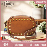 Fossil化石官方包包女2020新款潮腰包小方包 单肩斜跨包相机包