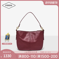 Fossil/化石2021新款斜挎包女士大容量单肩包复古时尚女包通勤包