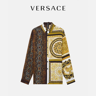 VERSACE/范思哲早春新品男士拼接巴洛克长袖衬衫A84050-1F00662