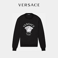 VERSACE/范思哲男士美杜莎刺绣羊毛混纺套头衫A88687-A237530