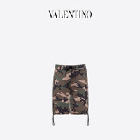 VALENTINO/华伦天奴 男士 迷彩平纹针织休闲短裤