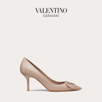 VALENTINO GARAVANI/华伦天奴 女士VLogo Signature 小牛皮高跟鞋