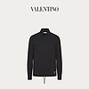Valentino/华伦天奴男士 黑色 VLTN TAG 棉质夹克