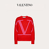 Valentino/华伦天奴VLogo Signature嵌花羊绒针织衫