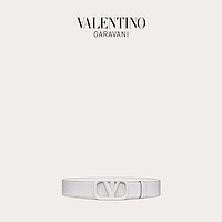 VALENTINO GARAVANI/华伦天奴 VLogo Signature 亮面小牛皮腰带